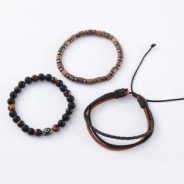 SET PULSERAS HOMBRE TRENDY