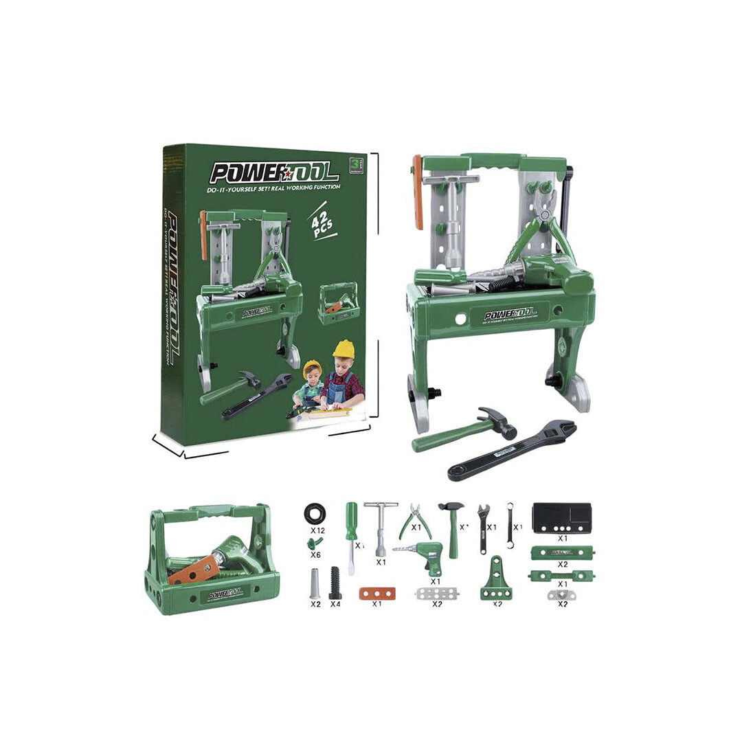 SET DE HERRAMIENTAS MESA Y VALIJA 42 PIEZAS