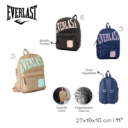 MOCHILA EVERLAST NEGRO