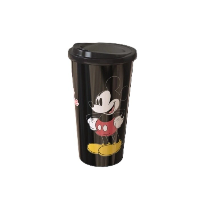VASO TAPA CAFE 600ML MICKEY/MINNIE