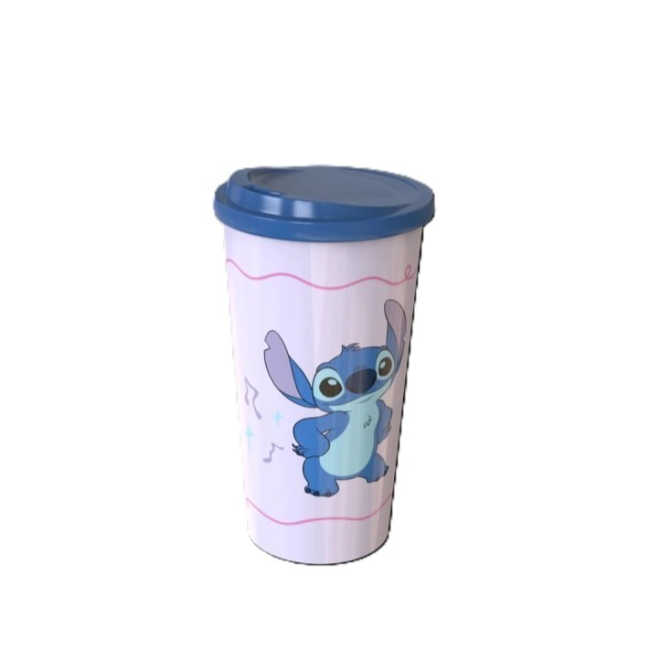 VASO TAPA CAFE 600ML LILO Y STITCH