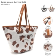 BOLSO PLAYERO SUMMER EDIT ANIMAL PRINT SKORA