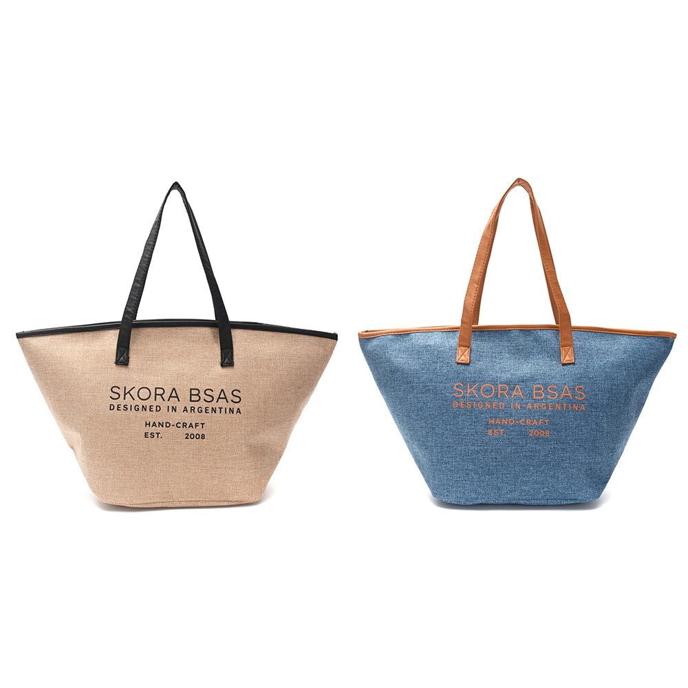 BOLSO PLAYERO SUMMER EDIT CON ESTAMPA SKORA