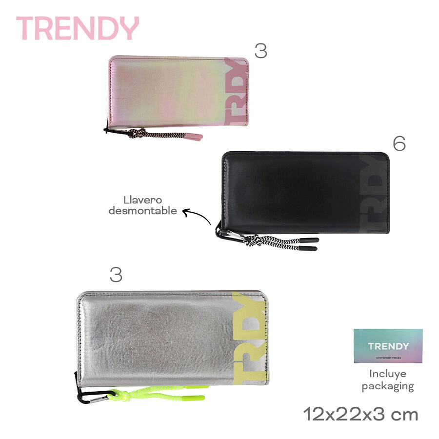 BILLETERA TRENDY NEGRO