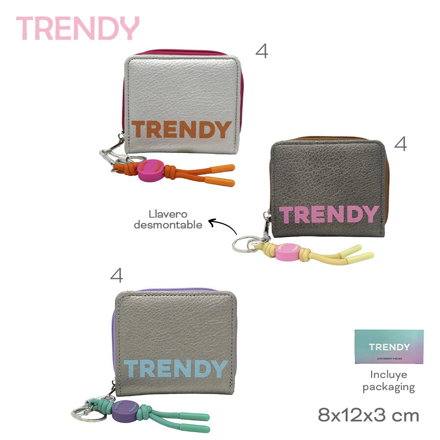 BILLETERA TRENDY BLANCO