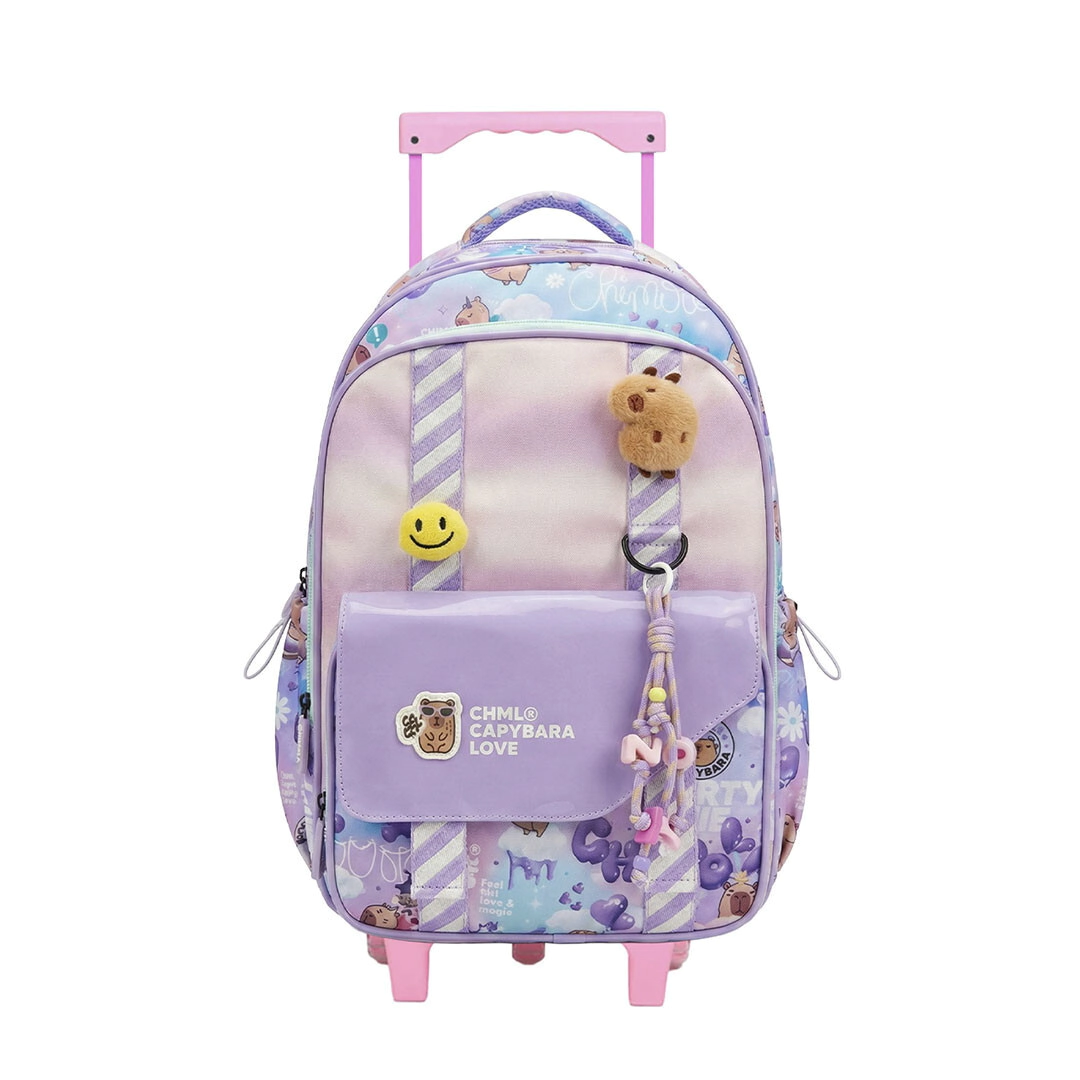 MOCHILA MY FRIENDS CARRO 18" CAPYMOLA CHIMOLA