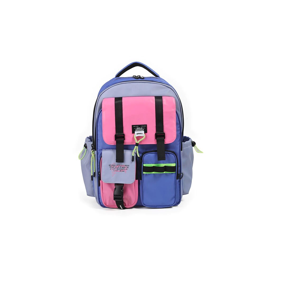 MOCHILA BOLD COLORBLOCK ESPALDA 17" CHIMOLA LAVANDER