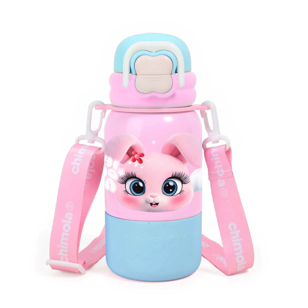 BOTELLA TERMICA CON CORREA BUNNY CHIMOLA