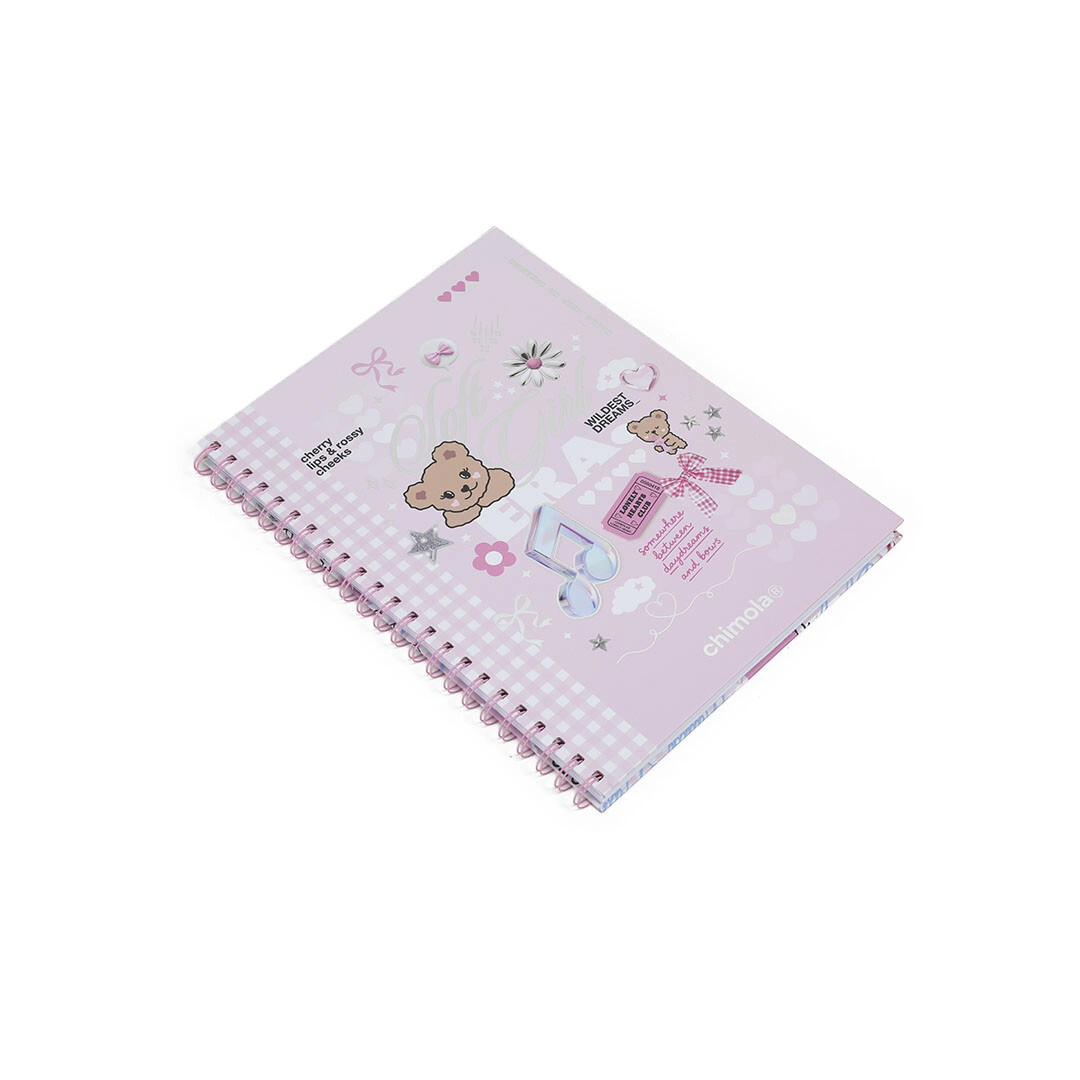 CUADERNO A4 ESPIRALADO MY DREAM COLLECION PINK CHIMOLA
