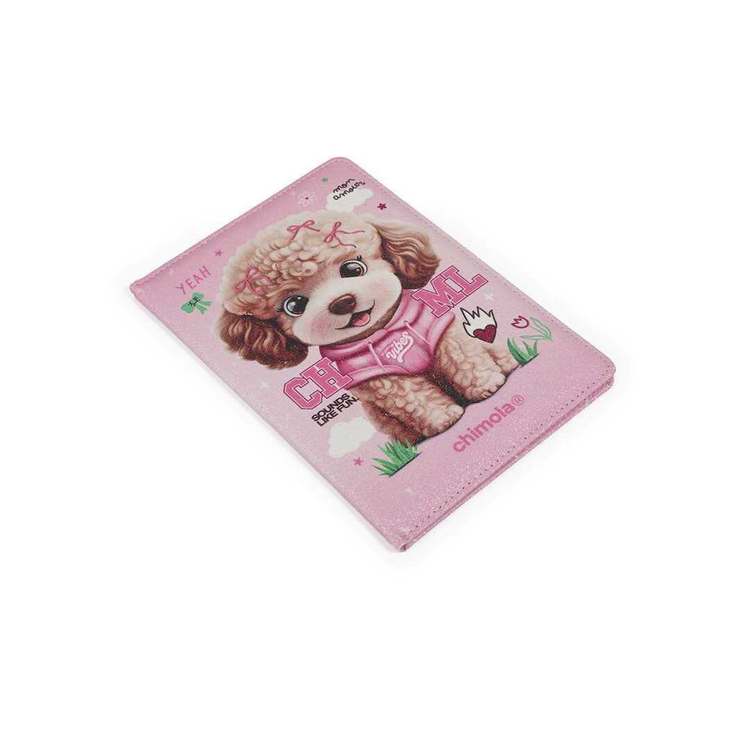 LIBRETA A5 GLITTER POODLE CHIMOLA