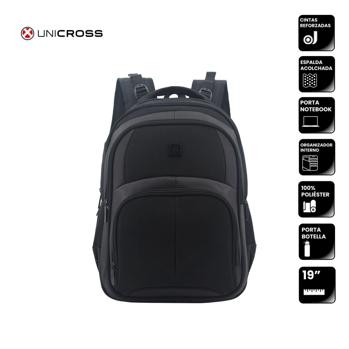 MOCHILA UNICROSS PORTANOTEBOOK 19"