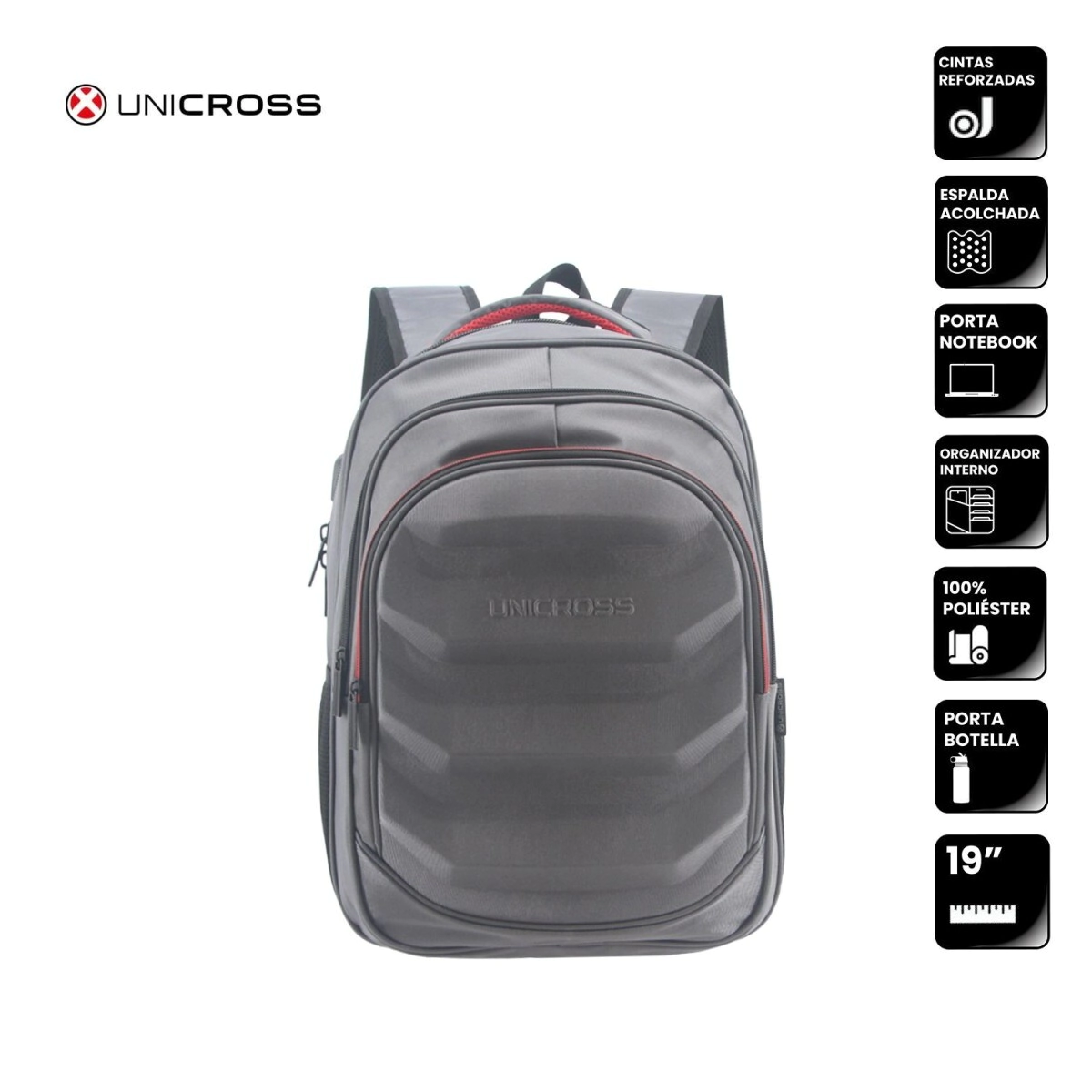 MOCHILA UNICROSS PORTANOTEBOOK 19"