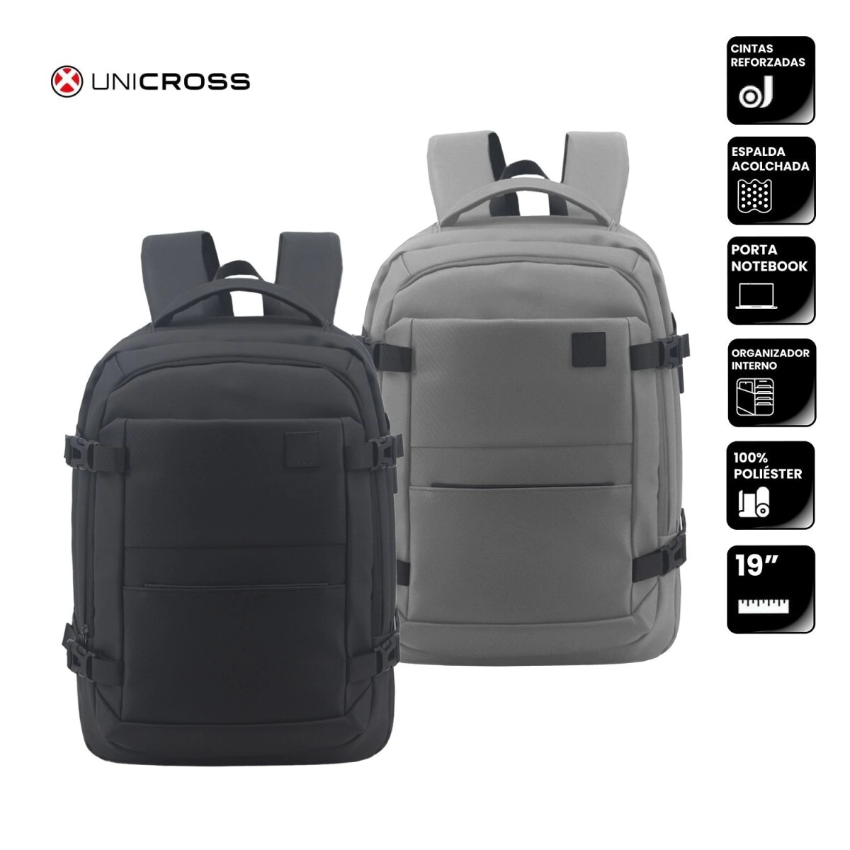 MOCHILA UNICROSS PORTANOTEBOOK 19"