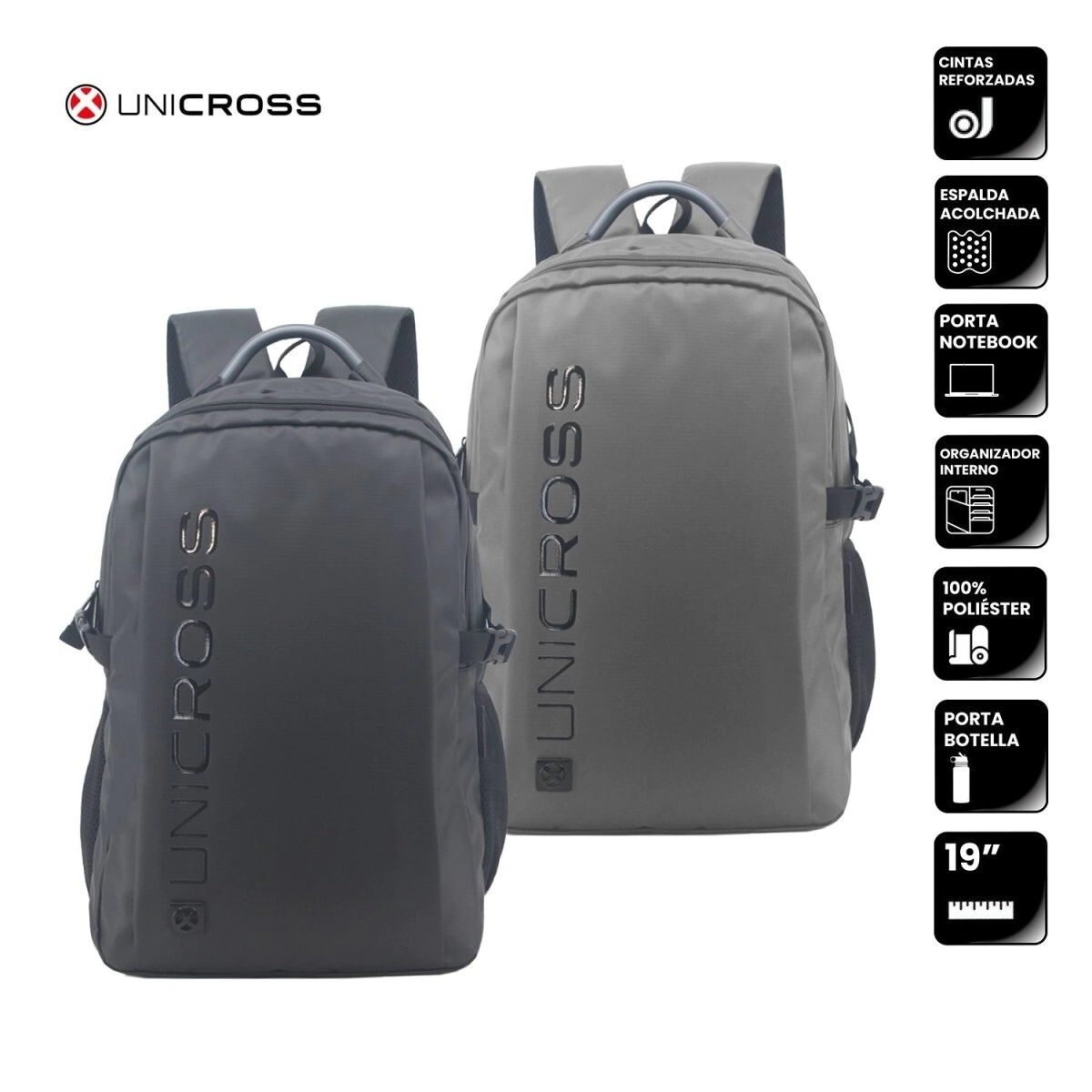 MOCHILA UNICROSS PORTANOTEBOOK 19"
