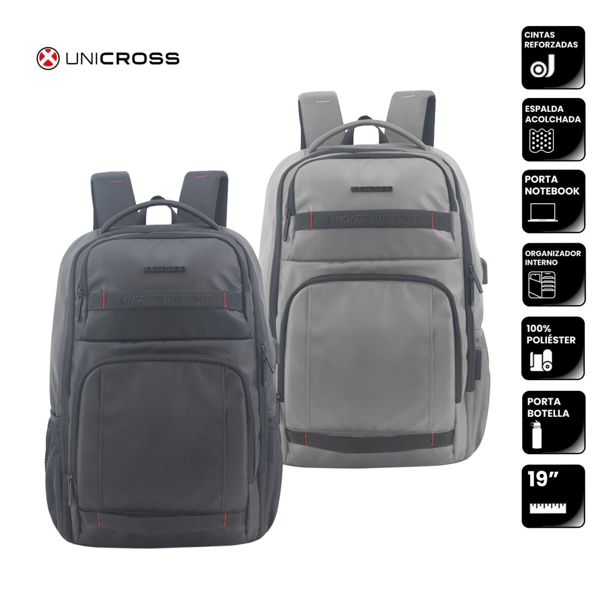 MOCHILA UNICROSS PORTANOTEBOOK 19"