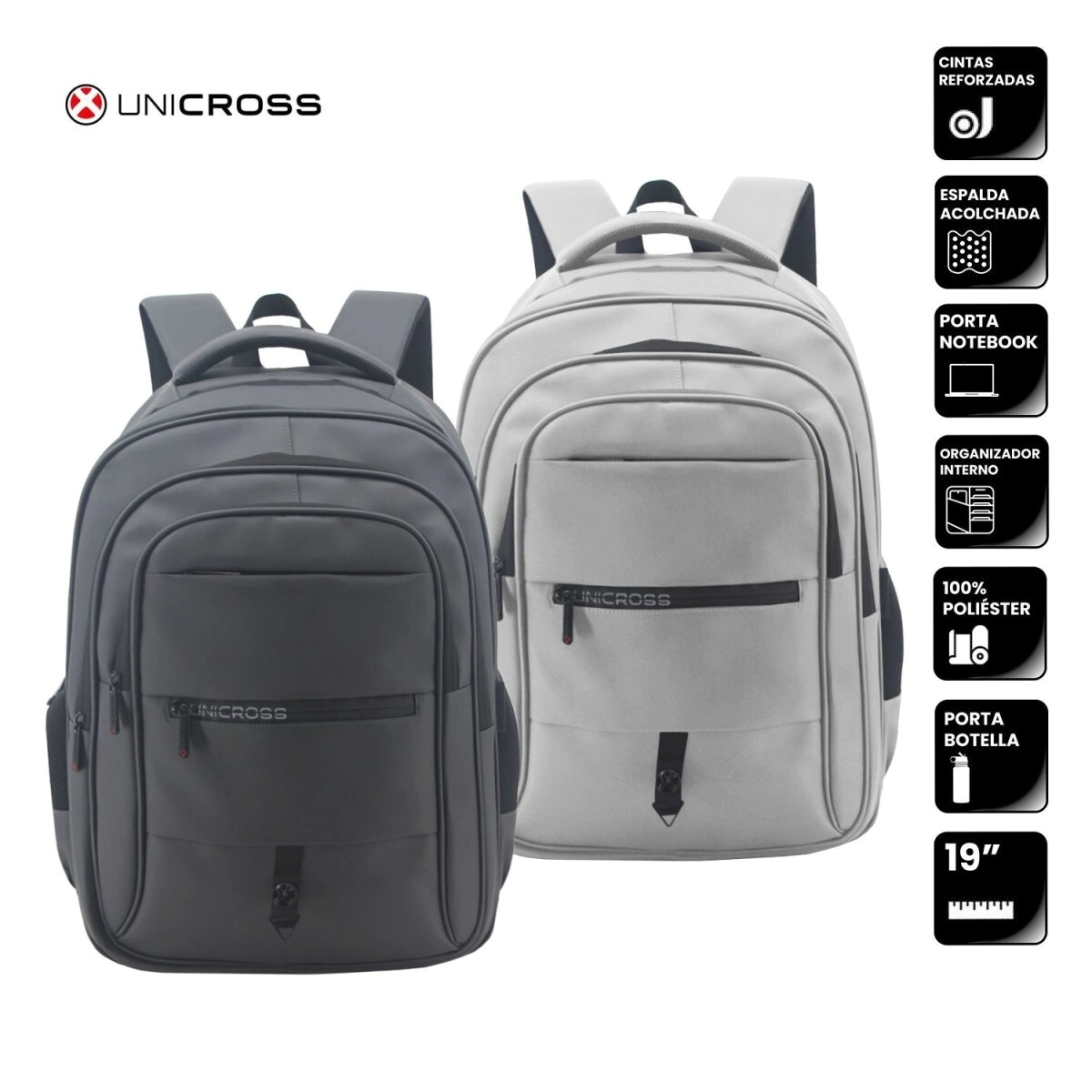 MOCHILA UNICROSS PORTANOTEBOOK 19"