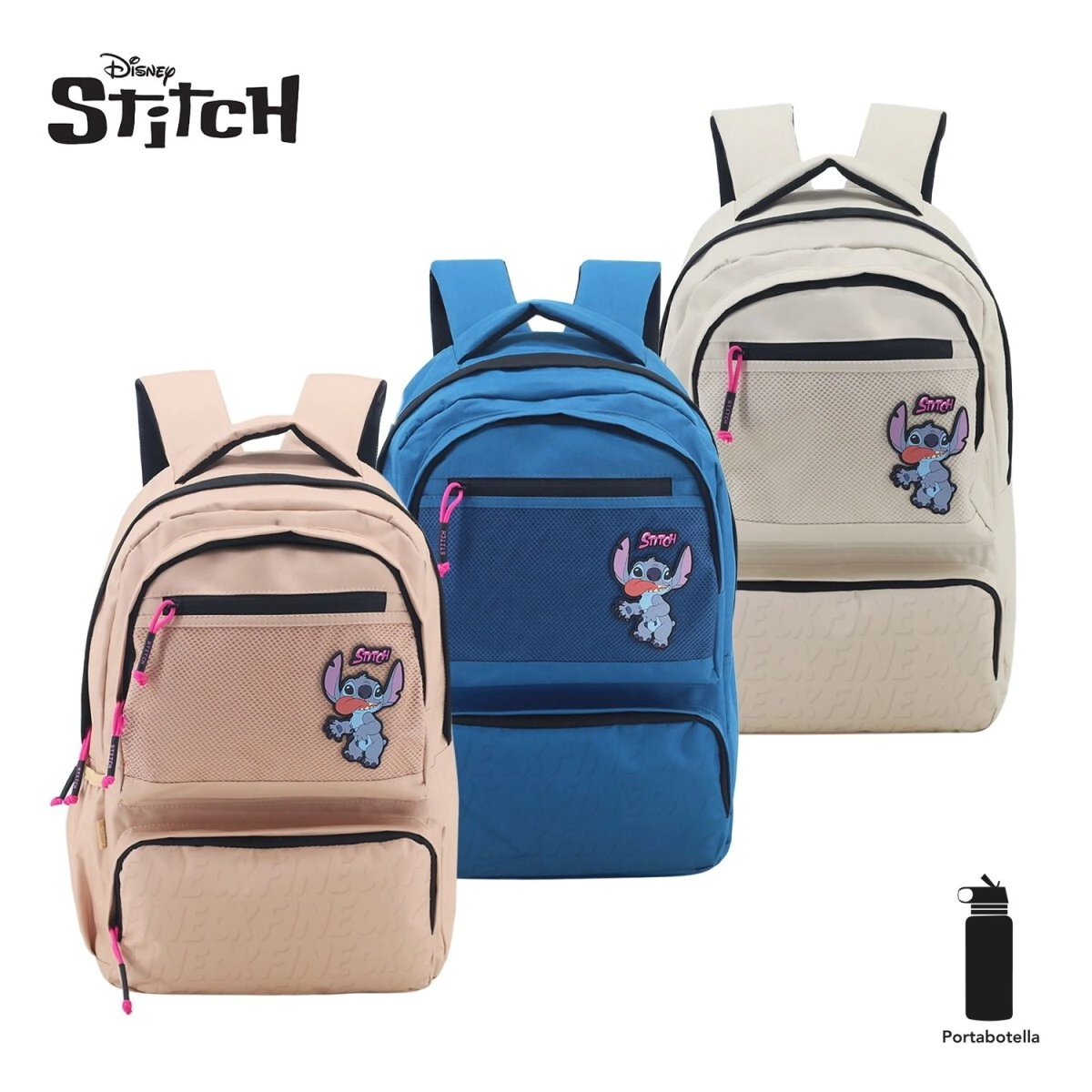 MOCHILA DISNEY STITCH 17,5"