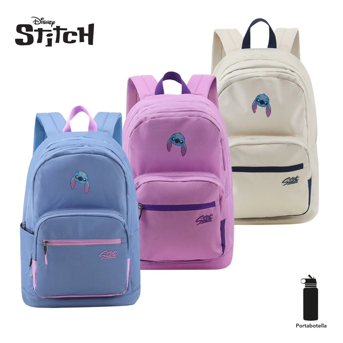 MOCHILA DISNEY STITCH 19"