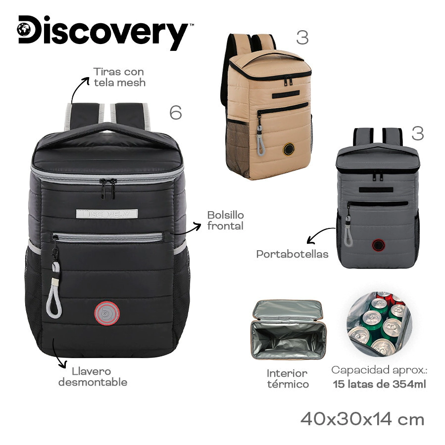MOCHILA COOLER DISCOVERY