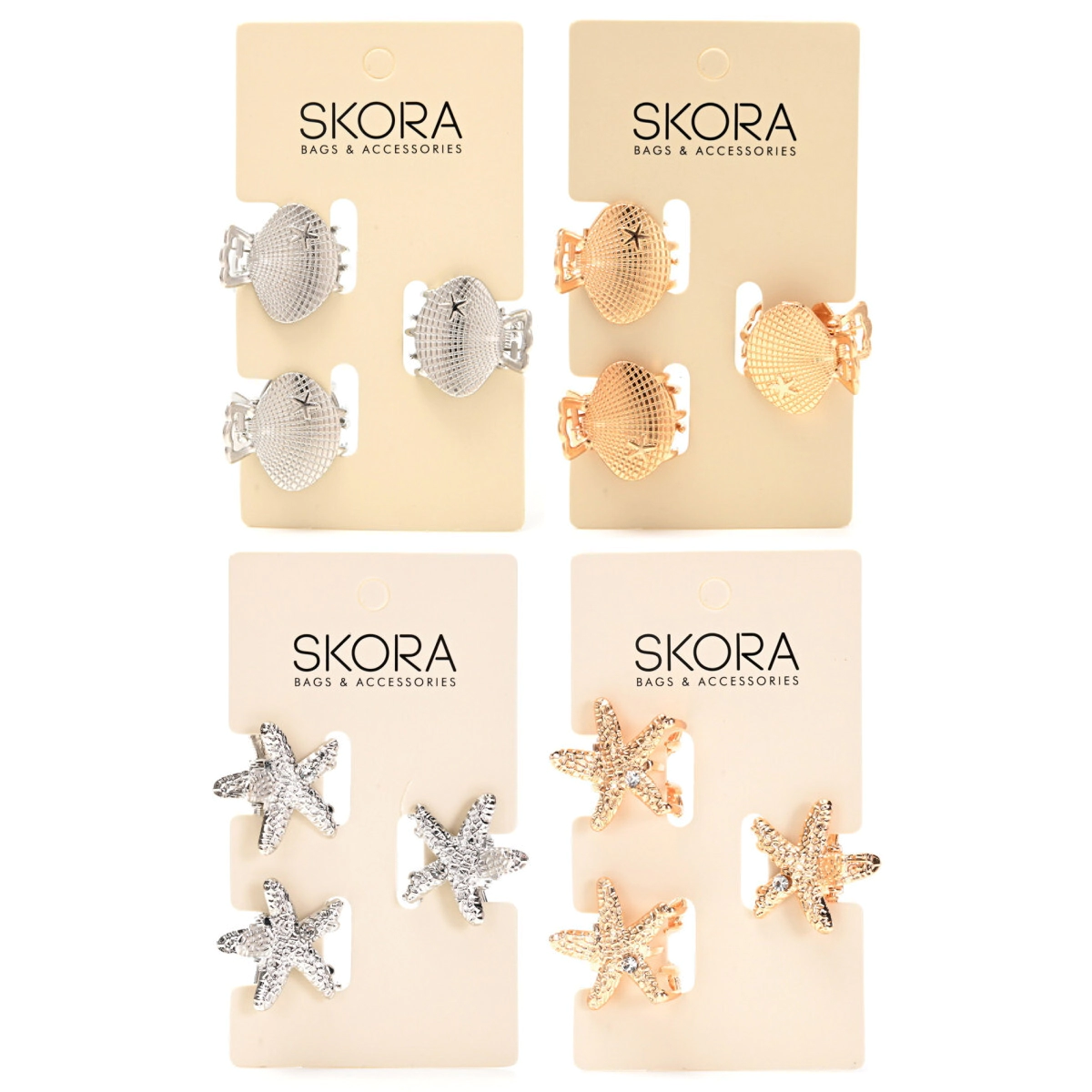 SET BROCHES 2,5CM SKORA