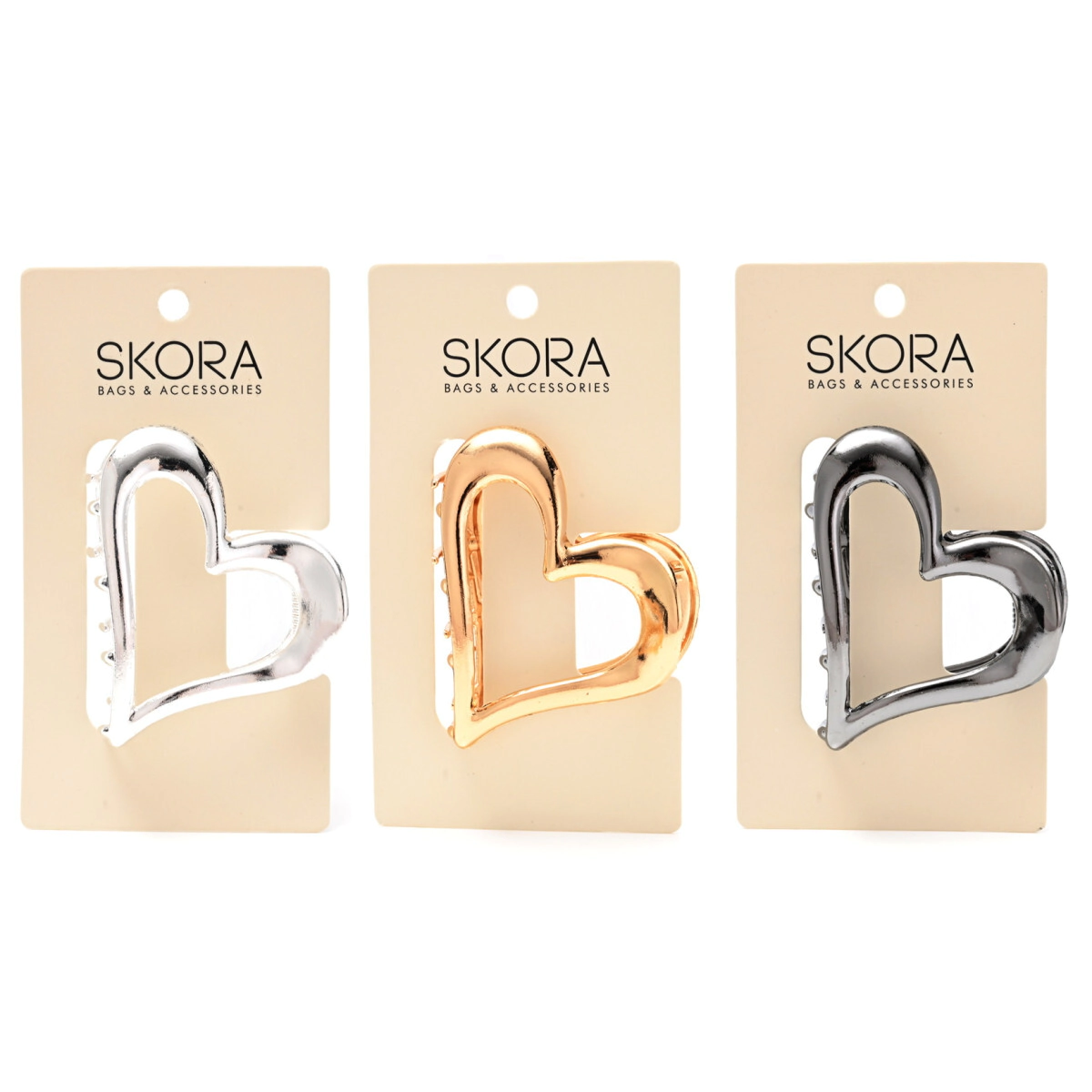 BROCHE METAL CORAZON SKORA