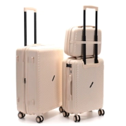 SET VALIJAS SKORA BS AS HARD ABS NATURAL 24", 20" + BEAUTY CASE