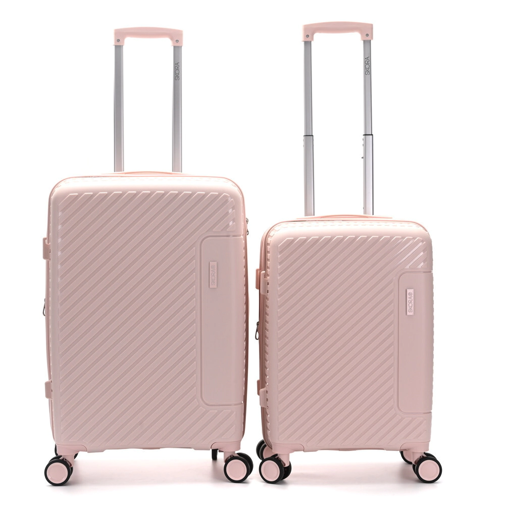 SET VALIJAS SKORA BS AS HARD PP ROSA 24" Y 20"