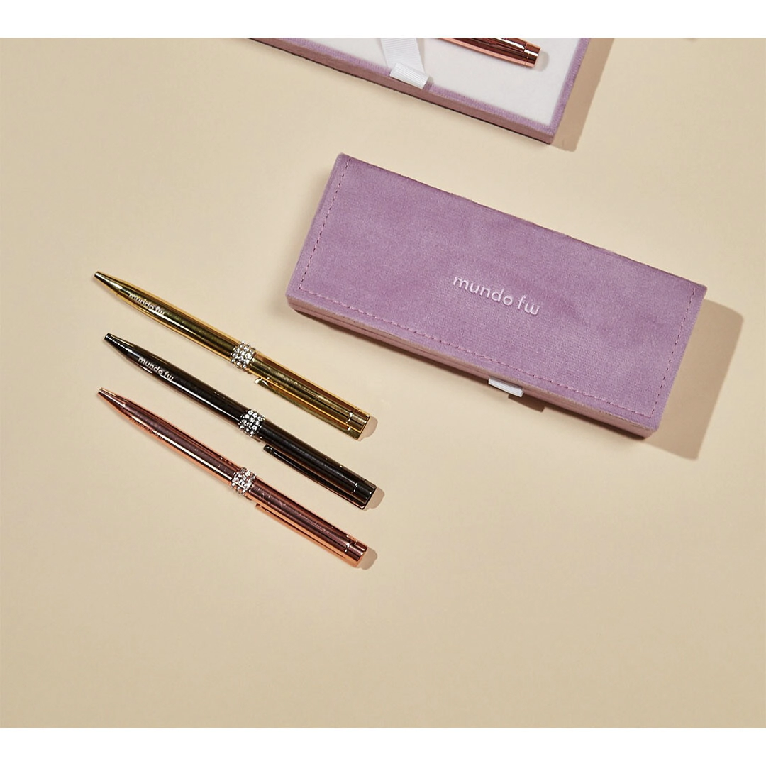 BOLIGRAFO FW SHINE CON TAPA Y ESTUCHE