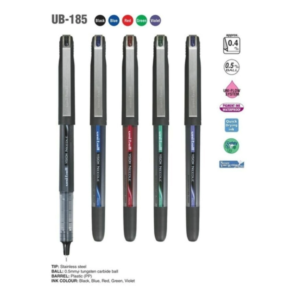 Lapicera Uni-Ball 185 0,5mm Vision Needle