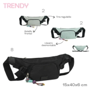 RIÑONERA TRENDY GRIS