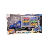 CAMION A FRICCION CON AUTITOS 34x19x9 CM