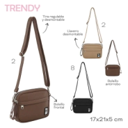 MORRAL TRENDY MARRON