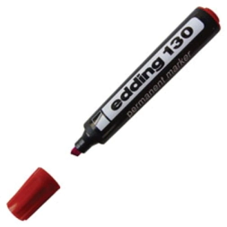 MARCADOR PERMANENTE E-130 EDDING ROJO