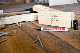 MARCADORES PERMANENTES E-400 EDDING SET X4