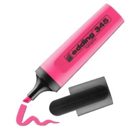 MARCADOR RESALTADOR E-345 EDDING ROSA