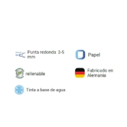 MARCADOR RESALTADOR E-345 EDDING CELESTE