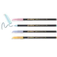 SET X4 DE FIBRAS EDDING E-1200 GLITTER PASTEL