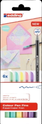 SET X6 DE MARCADORES EDDING E-1200 PASTEL ASSORT