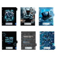 SEPARADORES ESCOLARES N3 X6 UN. GAMER SKORA