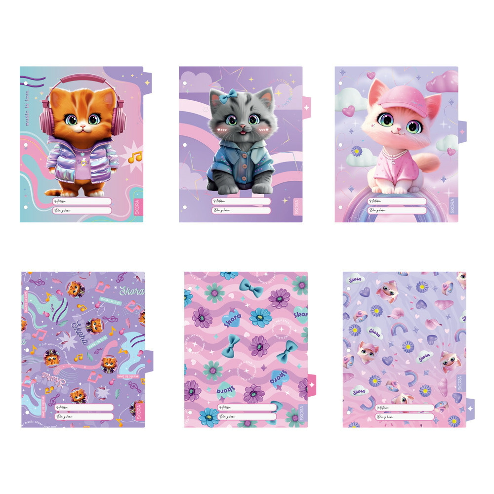 SEPARADORES ESCOLARES N3 X6 UN. PETS SKORA