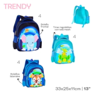 MOCHILA INFANTIL TRENDY