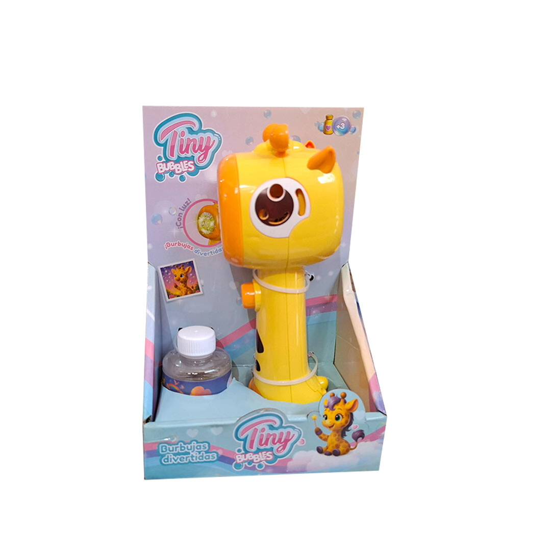 BURBUJERO JIRAFA 2 COLORES TINY 15x9x12,5 CM