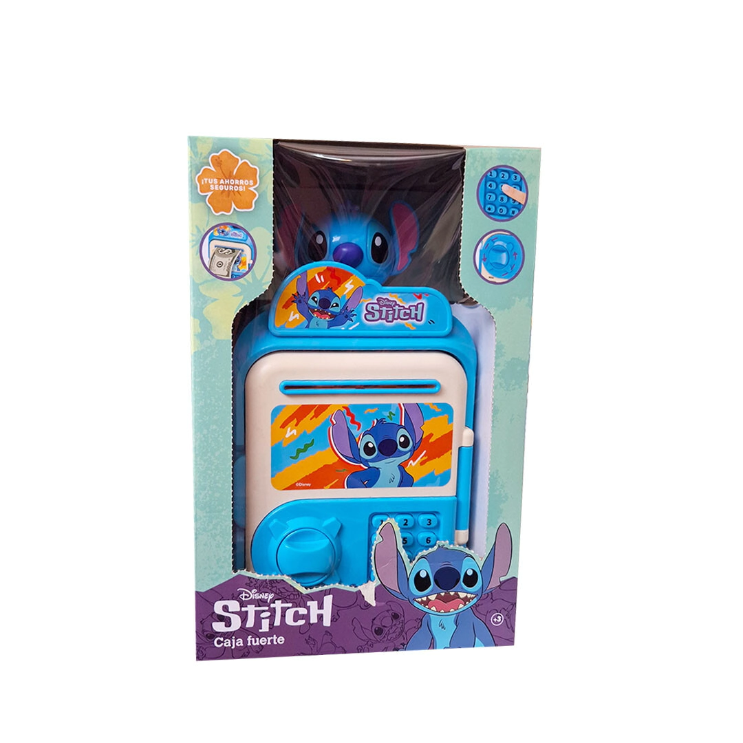 CAJA FUERTE A PILAS STITCH 27x18x13 CM