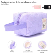 PORTACOSMETICO STYLE MATELASSE MOÑOS SKORA