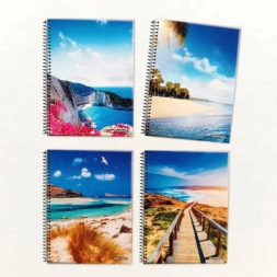 Cuaderno Asamblea Paisajes de Playa 21x29,7 Esp 80hr
