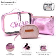 PORTACOSMETICO 3 EN1 SKORA