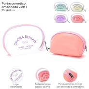 PORTACOSMETICO EMPANADA 2 EN 1 SKORA