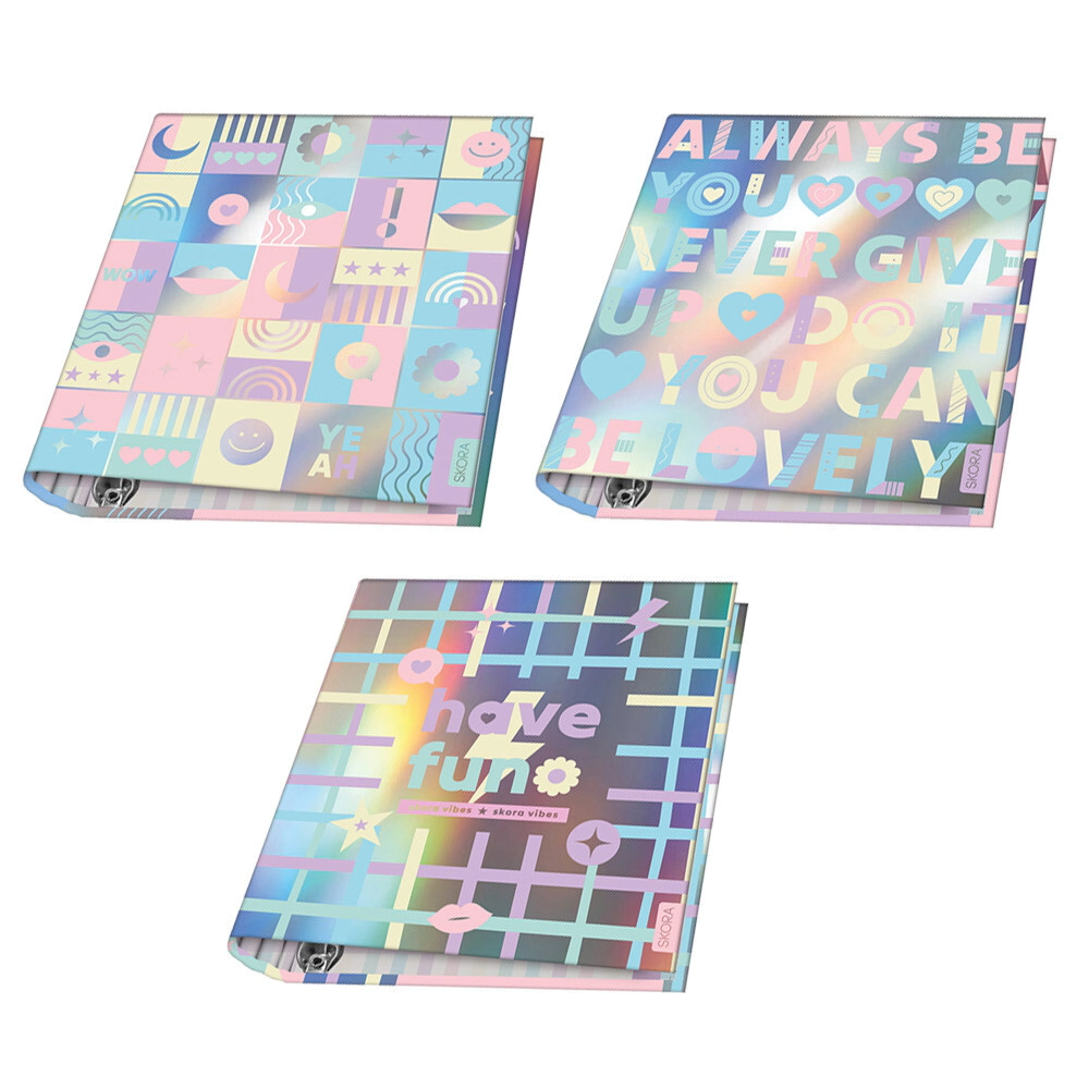 CARPETA ESCOLAR 3X40 PASTEL SKORA