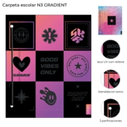 CARPETA ESCOLAR N3 GRADIENT SKORA