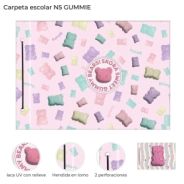 CARPETA ESCOLAR N5 GUMMIE SKORA